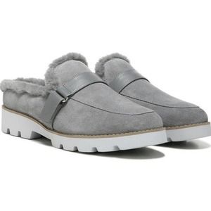 Vionic Women's Charm Kailen Faux Shearling Fuzzy Mules US 9.5